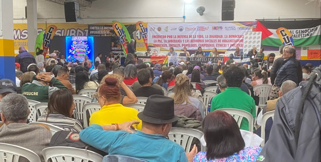 Declaración Política del Encuentro Nacional por la Defensa de la Vida, la Dignidad, la Democracia, la Paz, la Soberanía y las Reformas Sociales.